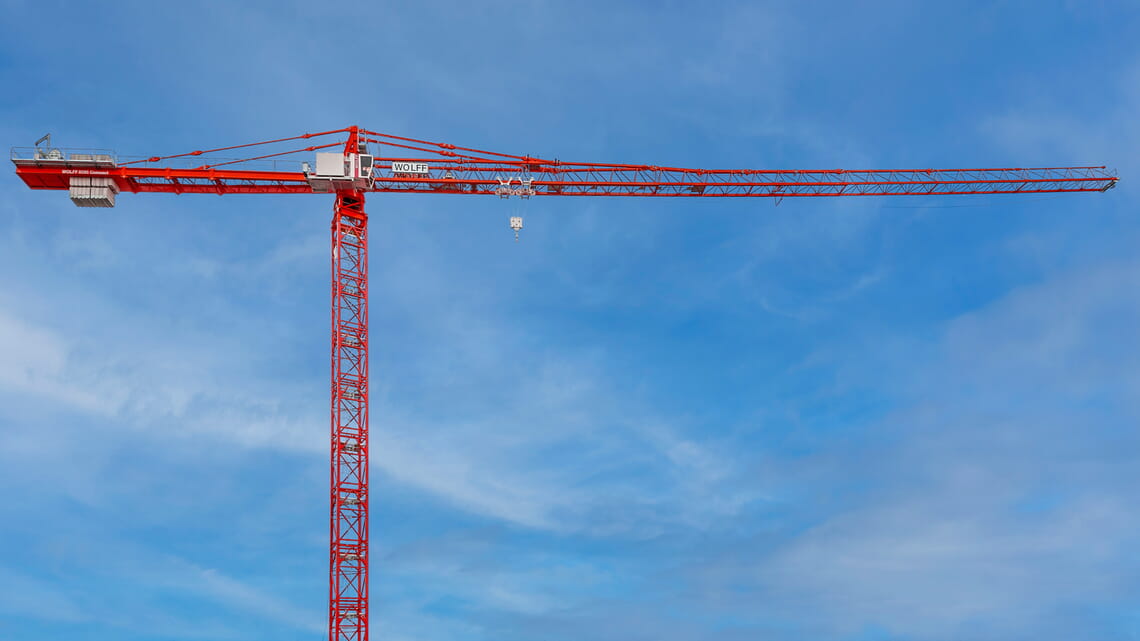 WOLFF 8095 Compact: Newest cranes in 2025 launching on Bauma 2025