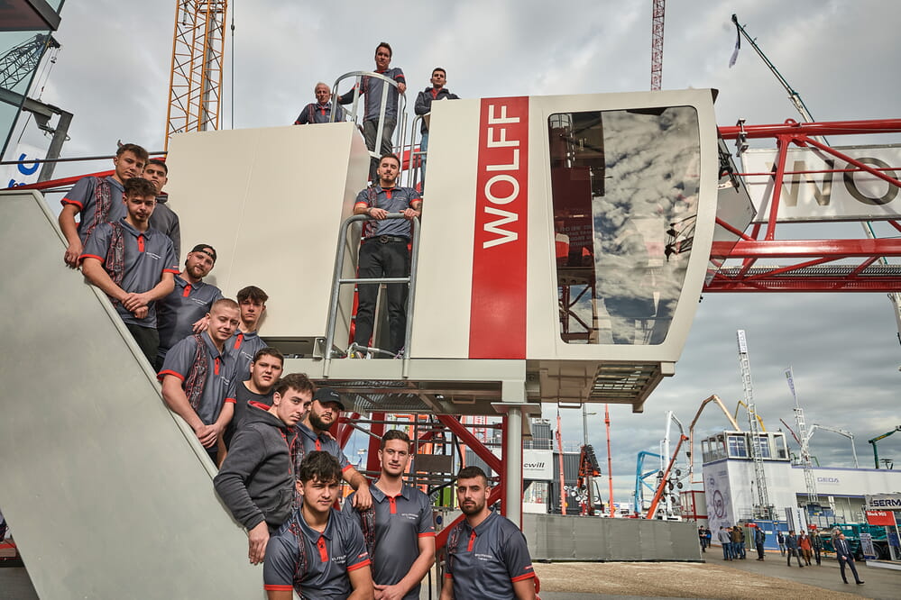 Trainee at bauma 2022